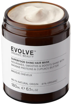 Маска для волосся Evolve Organic Beauty Superfood Shine розгладжуюча 180 мл (5060200045626)
