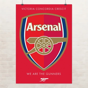 Постер ФК "Арсенал" (Лондон), FC Arsenal, футбол, футбольний клуб, A2 60×43 см (id7275)