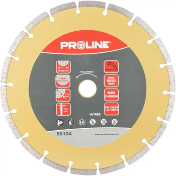 Диск алмазний сегментний Proline 230 х 22.23 мм по бетону та цеглі 86104 (5903755861047)