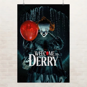Постер Оно: Добро пожаловать в Дерри, It: Welcome to Derry, ужасы, Пеннивайз, Стивен Кинг, A3 42×28 см (id7214)