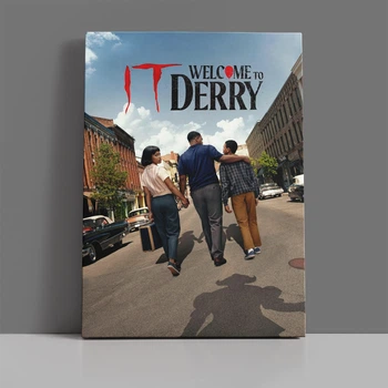 Интерьерная картина Оно: Добро пожаловать в Дерри, It: Welcome to Derry, ужасы, Пеннивайз, Стивен Кинг, 42×30 см (id7218)