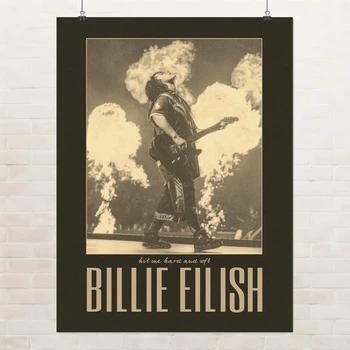 Постер Біллі Айліш, Billie Eilish, поп-музика, A3 40×30 см (id7052)