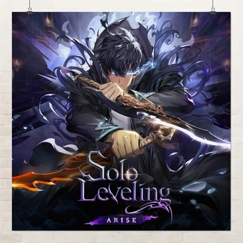 Постер Поднятие уровня в одиночку, Solo Leveling: ARISE, аниме, A3 30×30 см (id7060)