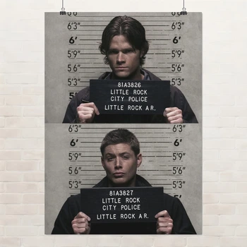 Постер Надприродне, Дін та Сем Вінчестери, Supernatural, постер по серіалу, A3 42×30 см (id1288)