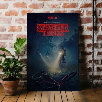 Интерьерная картина Очень Странные Дела, Stranger Things, фантастика, сериал, 42×28 см (id1408)