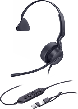 Zestaw słuchawkowy Yealink UH42 Mono UC USB-C/A (6938818323094)