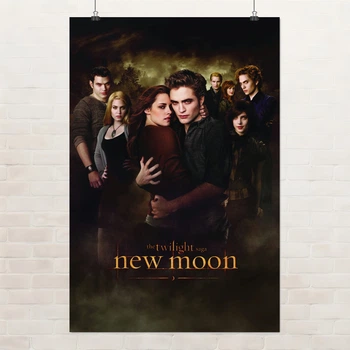 Постер Сумерки. Сага:Новолуние, Twilight Saga: New Moon, Эдвард Каллен, Белла Свон, A3 42×28 см (id6165)