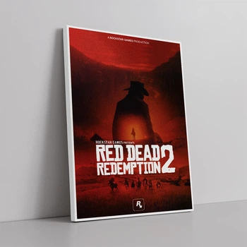 Интерьерная картина Red Dead Redemption 2, RDR 2, декор комнаты геймера, 42×30 см (id2961)