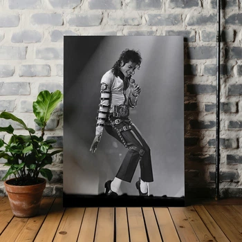 Інтер'єрна картина Майкл Джексон, Michael Jackson, декор в кімнату меломана, 60×43 см (id3455)