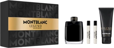 Zestaw męski Montblanc Legend Woda perfumowana 100 ml + Woda perfumowana 2x7.5 ml + Żel pod prysznic 100 ml (3386460166973)