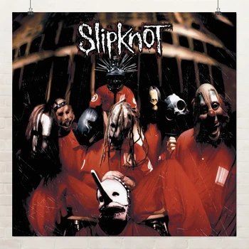 Постер Slipknot (1999), Nu metal, ню-метал, A3 30×30 см (id6417)