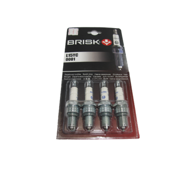 Свічки Запалювання Brisk Super ВАЗ 2101-2107 2108-21099 Нива Таврія Москвич 4шт L15YC (42380)