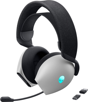 Słuchawki Dell Alienware Tri Mode AW725H Lunar Light (545-BBFV)