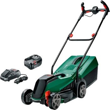 Акумуляторна газонокосарка Bosch CityMower 18V-32-300 32 см 31 л 30–60 мм 9.4 кг + Акумулятор PBA 18 В 4 А·год + Ящик для трави 31 л + Зарядний пристрій AL 1830 CV (0.600.8B9.A07)