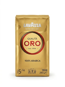 Кофе молотый Lavazza Qualità Oro 250 г 100% Arabica