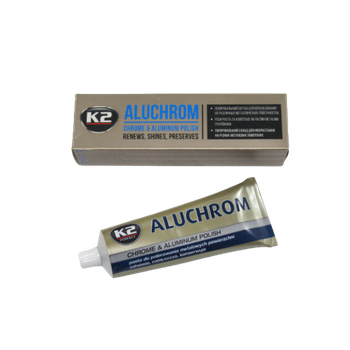 Паста полироль хром деталей К2 Aluchrom 120 гр (57083)