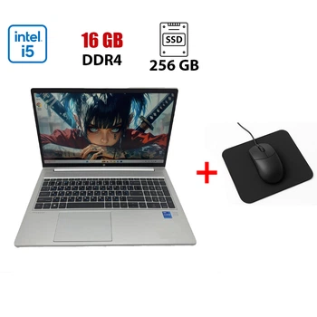 Ультрабук HP ProBook 650 G8 / 15.6" (1920x1080) IPS / Intel Core i5-1145G7 (4 (8) ядра по 2.6 - 4.4 GHz) / 16 GB DDR4 / 256 GB SSD / Intel Iris Xe Graphics / WebCam б/у + Подарок Мышка и коврик