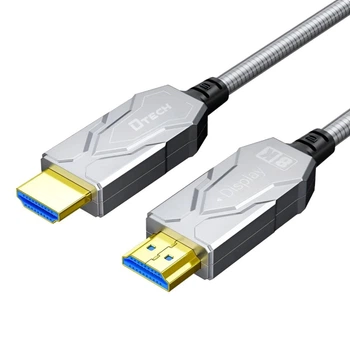 Кабель оптичний армований HDMI 2.1 100m Dtech DT-HF8100K