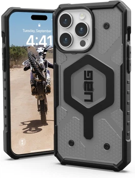 Чехол противоударный UAG Pathfinder MagSafe Original для Iphone 15 Pro Max (6.7") Ash 114301113131
