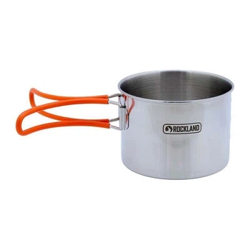 Кружка Rockland Stainless Mug 600ml Нержавеющая сталь Складные ручки с силиконовым покрытием Размеры 7.5 х 10 (RCD 241)