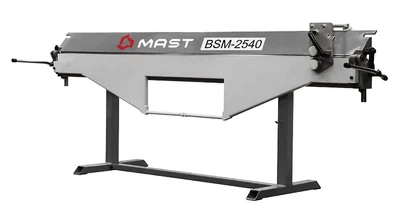 Ручной листогибочный станок с режущим ножом MAST BSM-2540 вес 230 кг рабочая ширина 2540 мм (BSM-2540)