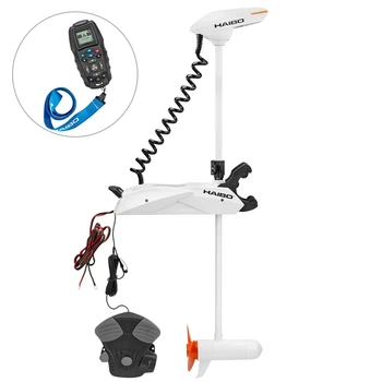 Электромотор Haibo iPenguin P70/72 с GPS якорем 70 lbs — подвесной мотор для лодок