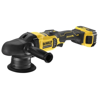 Полировальная машина аккумуляторная бесщеточная DeWALT DCM848P2 18В 5 Аг 2000-5500 об/мин 125 мм 2.9 кг (DCM848P2)