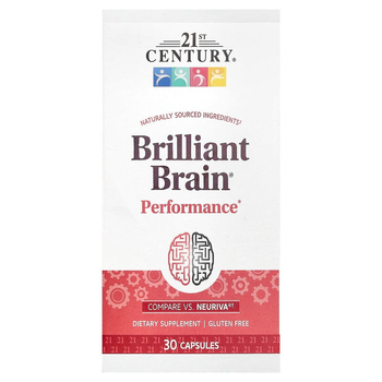 Комплекс для улучшения работы мозга 21st Century "Brilliant Brain Performance" с фосфатидилсерином (30 капсул)