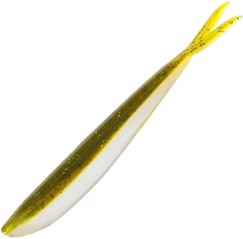 Силикон Lunker City Fin-S Fish 4 10 шт Acid Yellow/White (1102-10540)