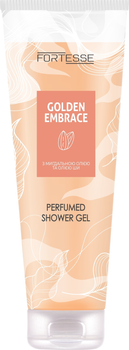 Парфюмированный гель для душа Fortesse Pro Golden Embrace с миндальным маслом и маслом ши 270 мл (4823115508133)