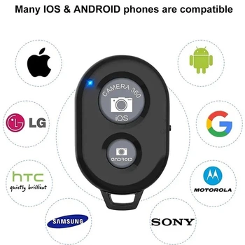 Bluetooth пульт для смартфона беспроводной дистанционный затвор для фото и видео iPhone Android