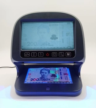 Універсальний детектор валют HARD V16 LED + Екранна лупа