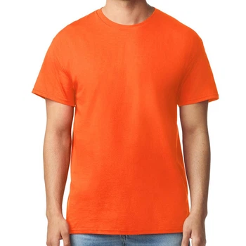 Базова чоловіча футболка Gildan Light Cotton помаранчева 2XL