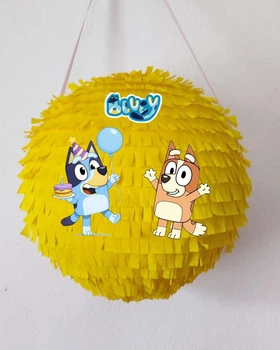 Піньята Малюк Блуї Baby Bluey жовта 40см