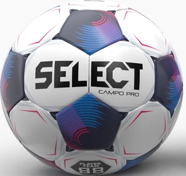 М'яч футбольний Select FB Campo Pro v26 білий, синій 4