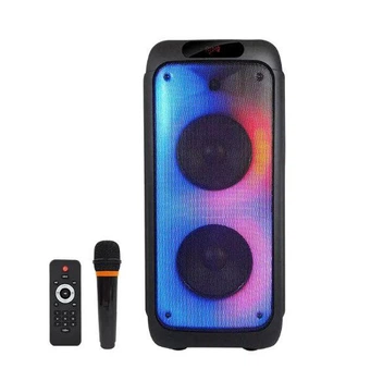 Портативна акустична Bluetooth-колонка з RGB-підсвічуванням і мікрофоном ZPX-7785 2х8" 500Вт 84х36х34 см