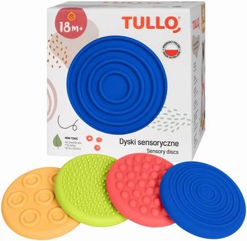 Dyski sensoryczne Tullo 20 cm 4 szt (615)