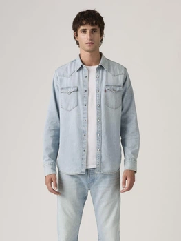 Рубашка джинсовая мужская Levi`s 85744-0118 M Solucell Worn-in - Blue (5401187708492)