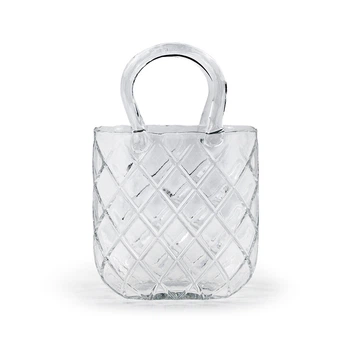 Ваза стеклянная Kaktus Сумка Bubble Bag 27,5 см