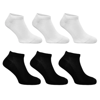 Шкарпетки з сіткою Premier Socks White+Black унісекс, набір 6 шт., розм. 40-42