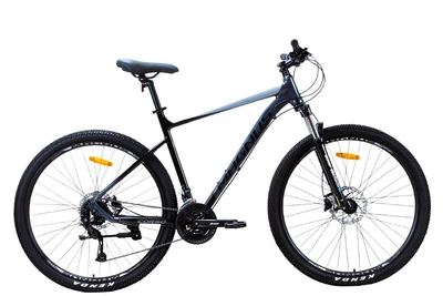 Велосипед Спортивный 29 дюймов Corso MAGNUS MG-624 оборудование Shimano алюминиевая рама 21 дюймов 27 скоростей. Black and Grey (194481)