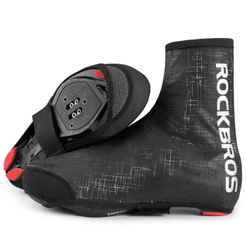 Бахилы Rockbros LF1081 ветрозащитные водонепроницаемые 42-46 см черные (5907769386664)