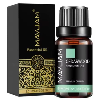 Эфирное масло MAYJAM Кедр (кедровое дерево / деревина кедра) 10ml натуральное премиум для улажнителя бани сауны ванной