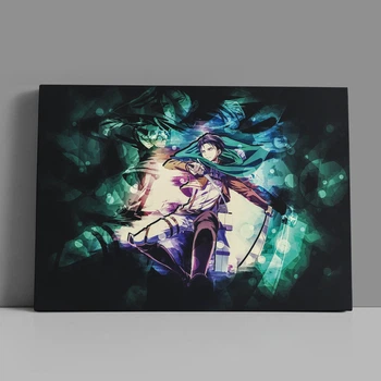 Інтер'єрна картина Атака на титанів, Капітан Леві, Attack on Titans, аніме, 30×42 см (id0287)