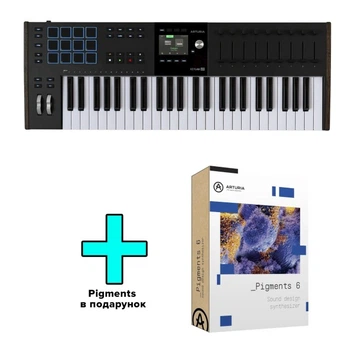 Миди-клавиатура Arturia KeyLab 49 mk3 Black + Arturia Pigments