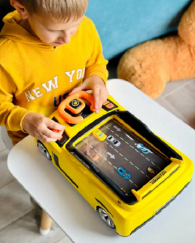 Симулятор вождения Adventure Racing Car детский, игровой, гоночный, желтый (Axm15970/2)