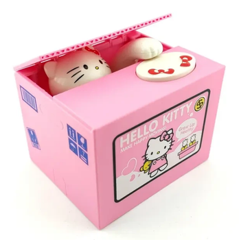 Копилка Hello Kitty Piggy Banк интерактивная, розовый (G6364)