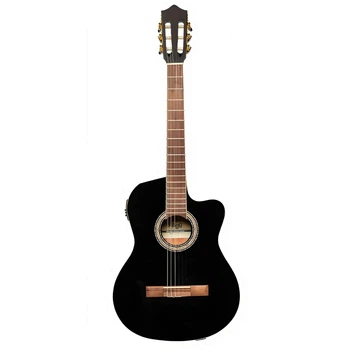 Электроакустическая гитара Stagg N SCL60 TCE-BLK