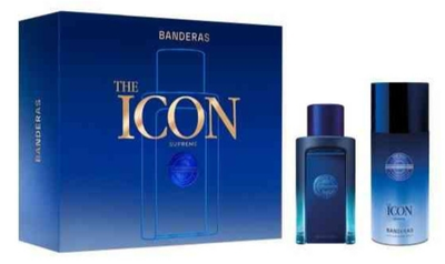 Zestaw męski Antonio Banderas The Icon Supreme Woda perfumowana 100 ml + Dezodorant w sprayu 150 ml (8411061109601)