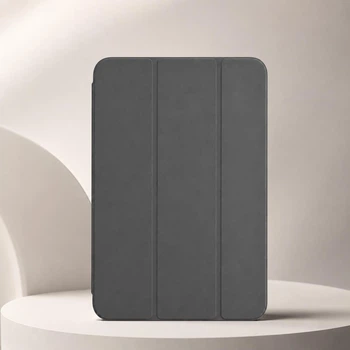 Чехол Smart Case для iPad 7/8/9 10.2" 2019/2020/2021 Charcoal grey темно серый чехол-книжка с микрофиброй и Sleep/Wake